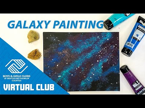 Art Project For Kids: How To Create A Galaxy Painting