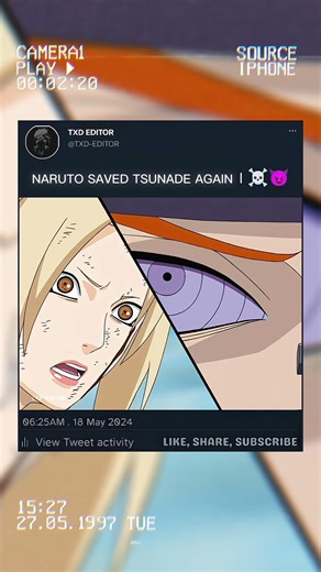 Naruto saved tsunade again । naruto anime edit । anime edit। #naruto #anime