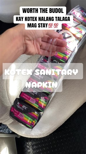Kotex Sanitary Pads: Lightweight & Comfortable Wear