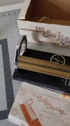 Sally Stanley Smocking Pleater Demo