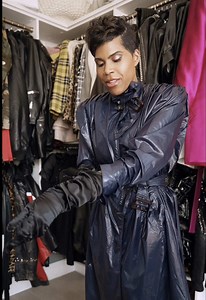 YSL Met Preview Outfit Ideas: Trench Coat, Satin Gloves & Statement Hat