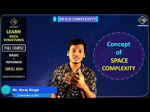 How To Measure Space Complexity | Auxiliary Space | Input Space