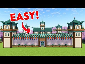 Minecraft: How To Build A Japanese Castle - Tutorial