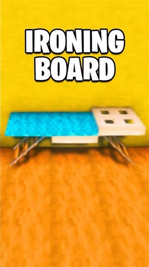 Minecraft: Ironing Board #minecraft