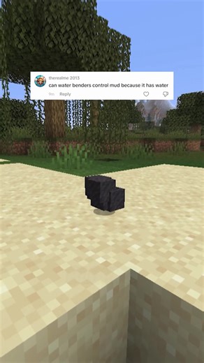 Are Mud Blocks Water OR Earth Bendable? 🤔 #minecraft #gaming #minecraftserver