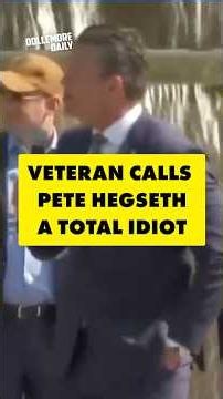 Veteran Embarrasses Pete Hegseth After AWFUL Speech #DollemoreDaily #PeteHegseth #Veteran