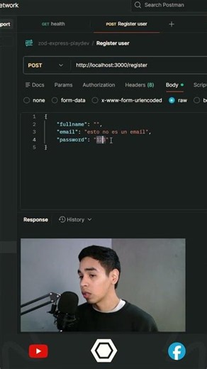 Tu backend no debería confiar en req.body