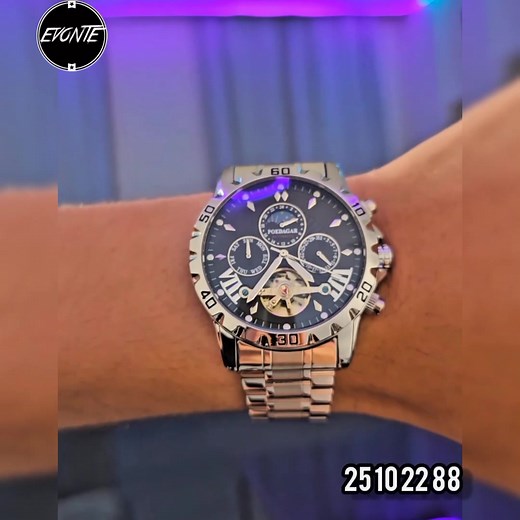⛔ ✋Promotion -50% garantie 1 ans..... ✅ Modèle 1410 mécanique ✅ Produit authentique fourni avec packaging originale et carte de garantie... ✅ Marque Poedegar 100% originale  ✅ Étanche a l'eau 3 ATM.. ✅ Verre en cristal saphir.. ✅ Ceinture en stainless steel certifié.. ✅ Garantie 1 ans.. ✅ plus d'informations 25 102 288.... ✅ ملاحظة تنجم تحل تتفقد قضيتك قبل متخلص الليفرور. | Evonte Vente Privée | Facebook