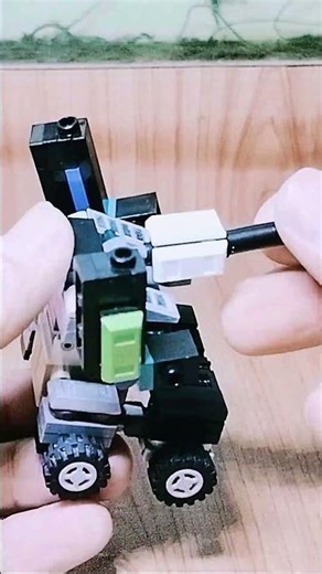 Mini Lego robot Transformer Tank moc #15 #short