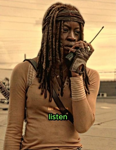 Michonne Reads Carl’s Letter To Negan😭💔 / The Walking Dead #shorts