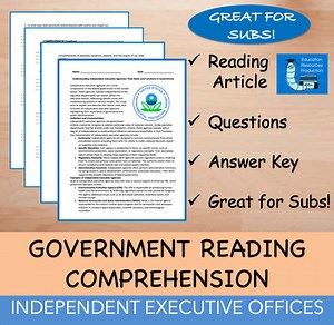Independent Executive Agencies - Reading Comprehension Passage & Questions