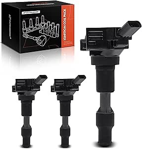 A-Premium Engine Ignition Coil Pack Compatible with Kia Sorento 2018-2020, Sedona 2018-2021, Telluride 2020-2021, Cadenza, Stinger, K900 & Hyundai Palisade & Genesis G80, G70, G90, 3.3L 3.8L, 3-PC Set