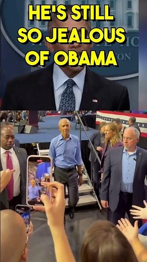 HE'S STILL SO JEALOUS OF OBAMA