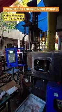 fully automatic vertical injection moulding machine // bottle cap making machine #plastic #bottlecap