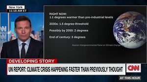 "Our worst fears are coming true faster and more severe than anybody had predicted and the only way to stop it is to stop burning fossil fuels as soon as possible forever," says CNN's Chief Climate Correspondent Bill Weir on the UN climate report's findings. https://cnn.it/3fLjS7C | CNN Weather
