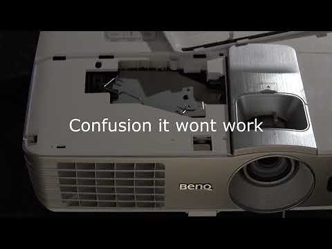 Benq w1070 Projector Lamp Replacement EASY