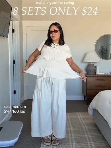 Flowy two-piece set with an elevated, put-together look — easy, comfortable, and effortless.