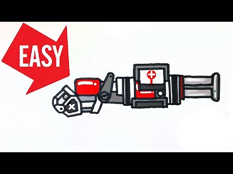 How to draw Fortnite guns【BANDAGE BAZOOKA】Easy & Cute drawing｜Jolly Art NEGI
