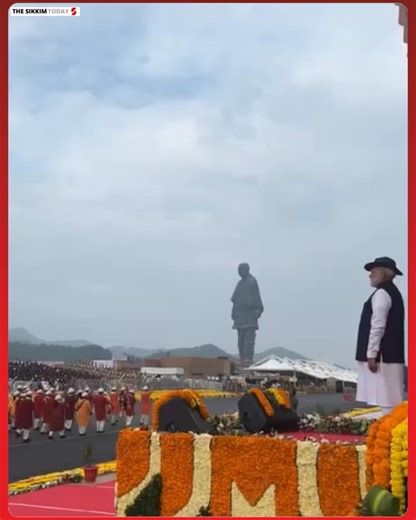 Glimpse of Ekta Parade at the Statue of Unity. | The Sikkim Today