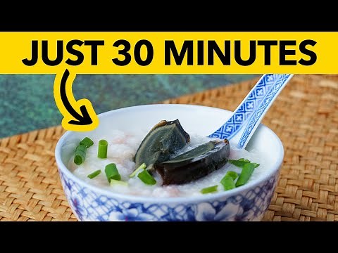 🍲 Dad’s SOOTHING Century Egg & Pork Congee! (皮蛋瘦肉粥)