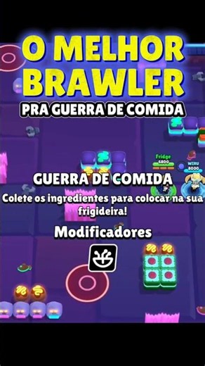 O MELHOR BRAWLER pra Guerra de Comida!