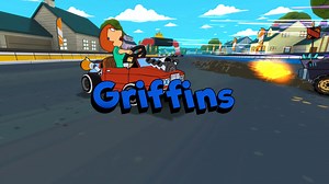 Join the frenetic karting shenanigans of Warped Kart Racers with some of your favorite Family Guy characters. Race online in multiplayer mode or enjoy it solo. It's kart time: apple.co/-WarpedRacers | Family Guy