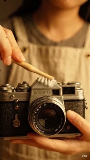ASMR | Deep Cleaning a 1970s SLR Camera 🧼
