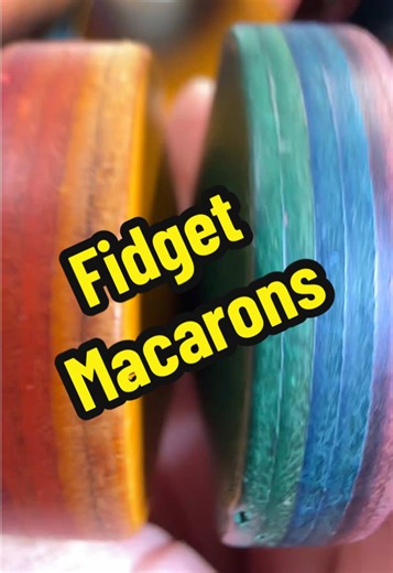 Handmade Luxury Fidget Macarons: A Discreet Fidgeting Experience