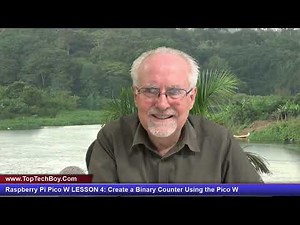 Raspberry Pi Pico W LESSON 4: Create a Binary Counter Using the Pico W