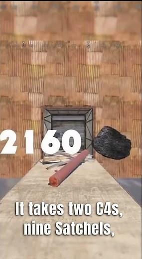 Cheapest methods to raid a garage door in #rust