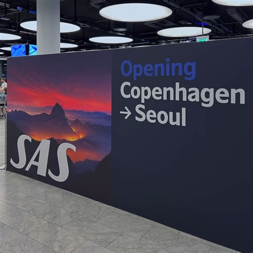 181K views · 1.8K reactions | Right on time at 23:40 CEST last night, our first ever flight to Seoul departed Copenhagen - with 300 excited passengers on board, heading for the vibrant South Korean capital.  | SAS - Scandinavian Airlines | Facebook