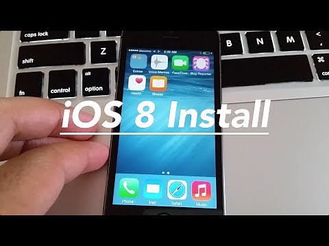iOS 8 install video
