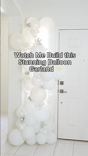 Watch Me Build This Stunning Balloon Garland | DIY Balloon Decor for Events & Parties ✨