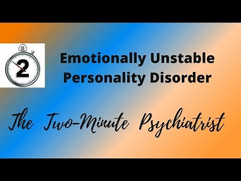EUPD - Emotionally Unstable Personality Disorder - in 2 Minutes!
