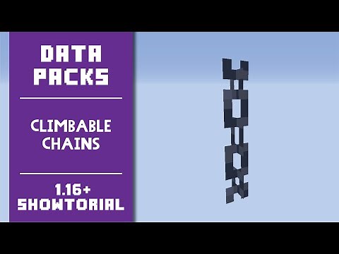 Climbable Chains [Data Pack] - Showcase/Tutorial - Minecraft 1.16