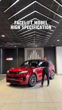 Facelift Model Huge Specification Range Rover Sport in Stunning Firenze Red 🔴