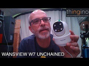 Updated Description! Take control of your WANSVIEW W7 2K 3MP Outdoor Security Camera - no-tools!