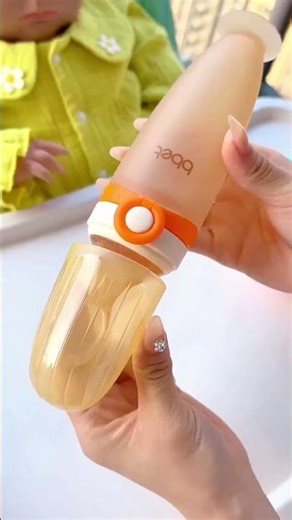 Tired of Spills This Baby Feeding Spoon Bottle Fixes It