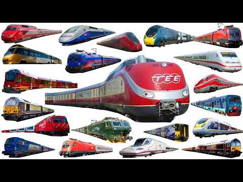 Railway Vehicles | Train Collections | 20 famous trains in Europe!