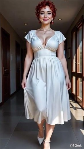 stylish white maxi 😍💓#model#aifashion #beauty #fashionideas #elegantlook #elegance #outfit