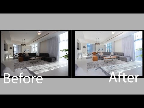 Real estate Photography editing lightroom - editing tutorial #1