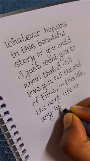 I will love you till the end of time