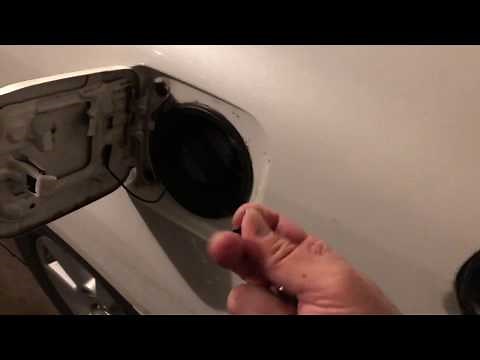 Fix Stuck Gas Cover Door on Toyota/Lexus using Paper Binder Clip