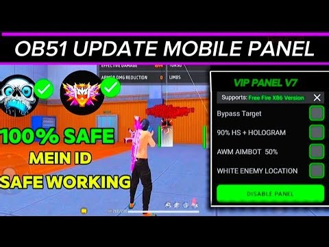 Free Fire Panel Mobile 🔥 OB51 | Free Fire Hack New 💯 FF Antiban Panel FF Injector2026 FF Panel