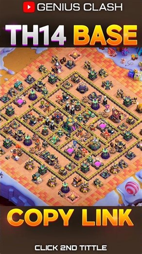 NEW! Th14 Hybrid Base Layout | #shorts