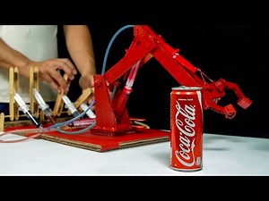 How to Make Hydraulic Powered Robotic Arm from Cardboard