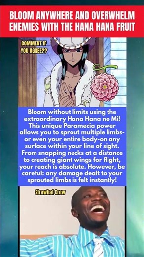 The Ultimate Multi-Tasking Power: Nico Robin’s Hana Hana no Mi! 🌸✨ #shorts #onepiece #animefacts