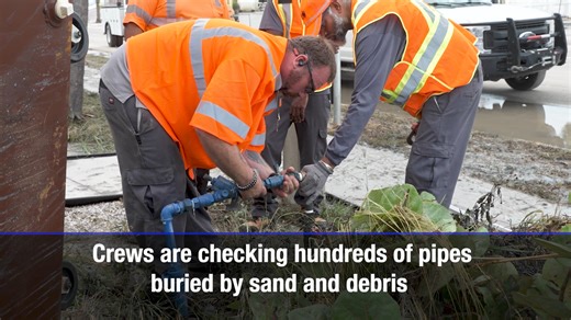 Our Utilities team is working non-stop to restore access to potable water for St. Pete Beach, Treasure Island and Tierra Verde. Stay connected with us on social media and sign up for Alert Pinellas to stay up-to-date. http://disaster.pinellas.gov/ #PCHelene | Pinellas County Government