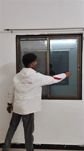 Aluminium sliding window Colour section 3track #aluminiumwindow #window #utraula