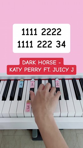 Learn to Play Dark Horse by Katy Perry on Piano